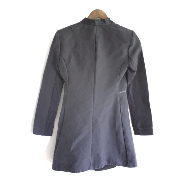 BCBGMAXAZRIA Women's Arelia Silk Blend A Line Jacket Preowned XXS - Picture 12 of 13